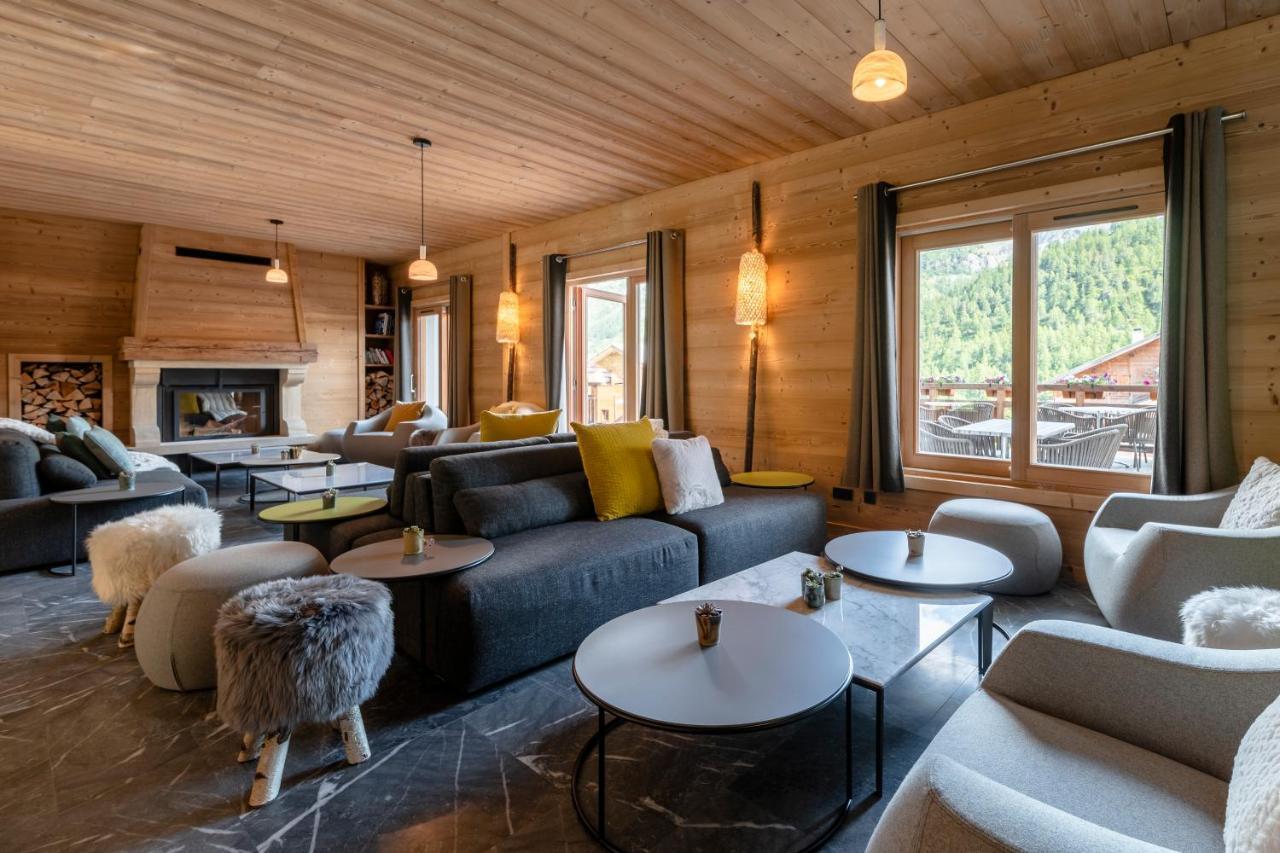 Le Chalet Blanc Hotel & Spa Montgenèvre Buitenkant foto