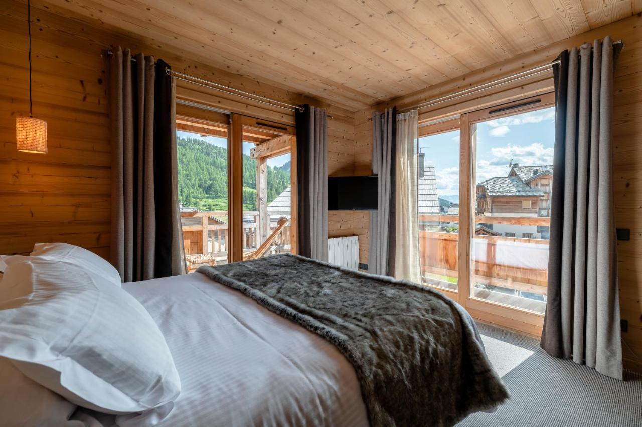 Le Chalet Blanc Hotel & Spa Montgenèvre Buitenkant foto