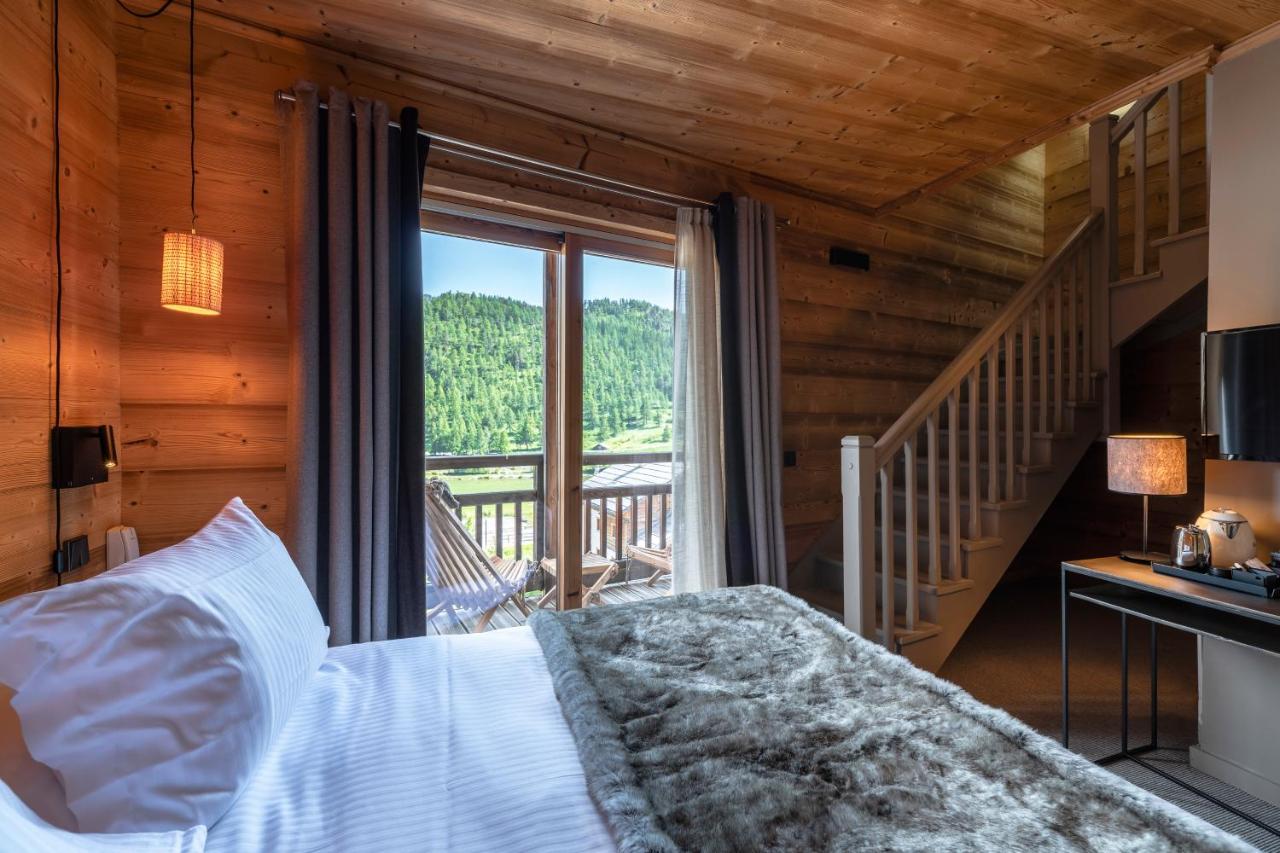 Le Chalet Blanc Hotel & Spa Montgenèvre Buitenkant foto