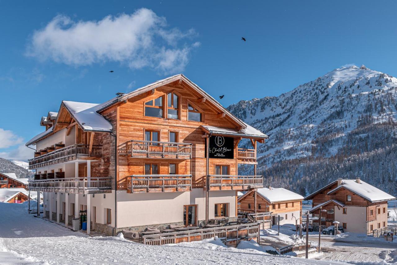 Le Chalet Blanc Hotel & Spa Montgenèvre Buitenkant foto