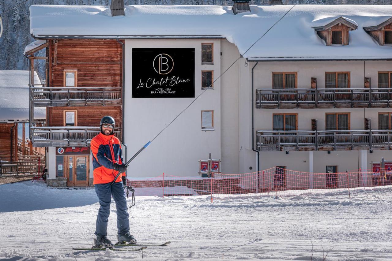 Le Chalet Blanc Hotel & Spa Montgenèvre Buitenkant foto