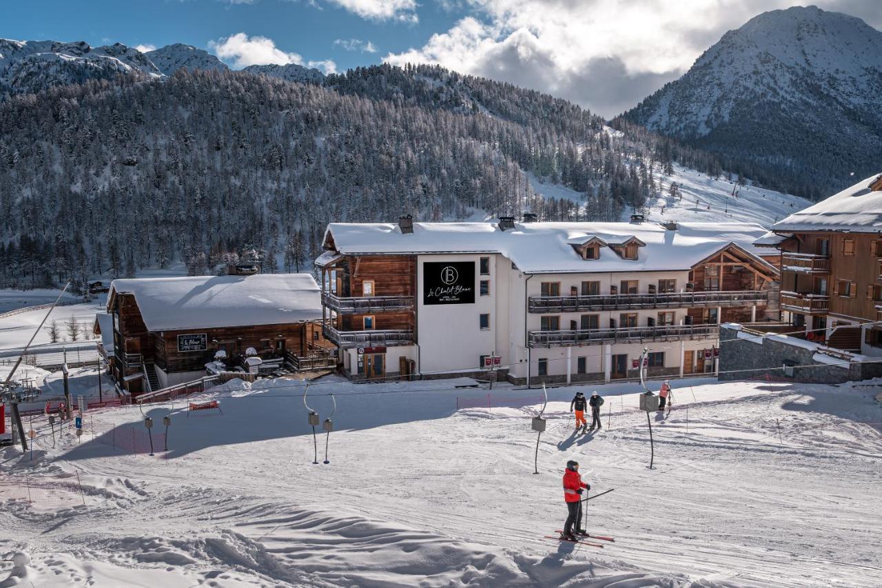 Le Chalet Blanc Hotel & Spa Montgenèvre Buitenkant foto